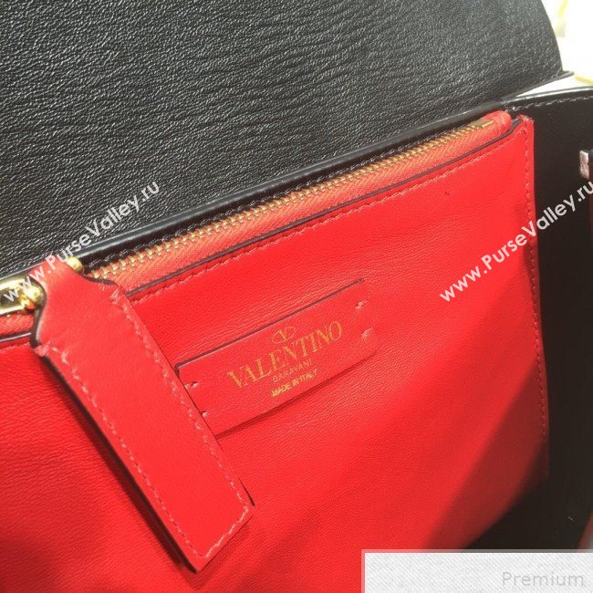 Valentino Small VRING Smooth Calfskin Shoulder Bag White 2019 (XYD-9041850)