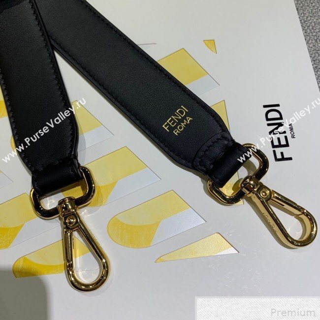 Fendi Medium Runaway Shopper Tote Bag Black/Transparent 2019 (AFEI-9041858)