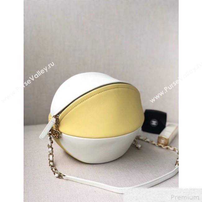 Chanel Beach Ball Handbag AS0512 White/Yellow 2019 (YD-9041801)