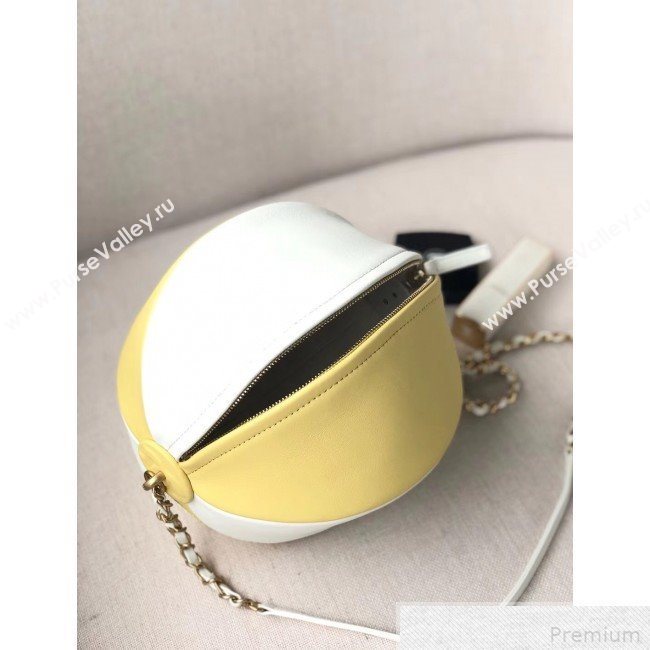 Chanel Beach Ball Handbag AS0512 White/Yellow 2019 (YD-9041801)