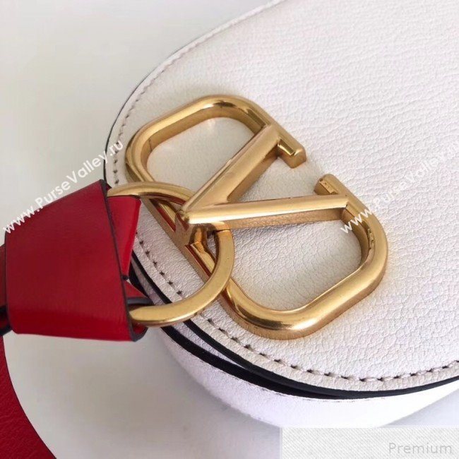 Valentino Small VRING Crossbody Bag White 2019 (JJ3-9041923)