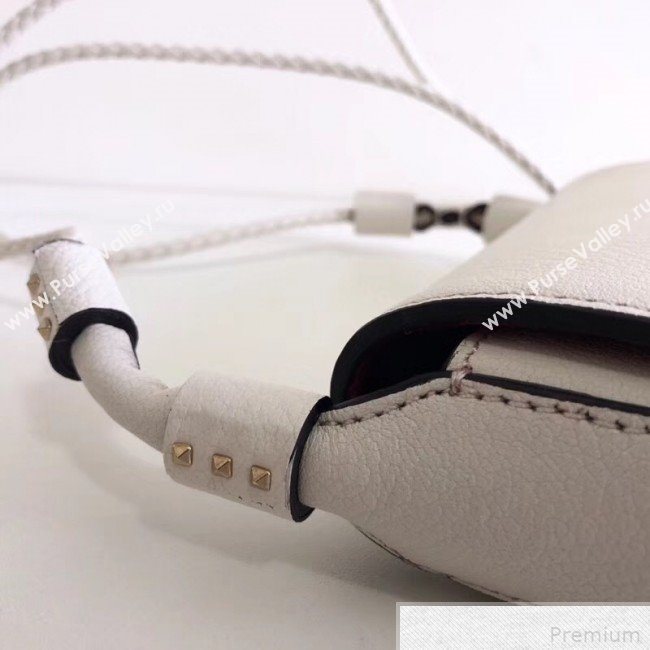 Valentino Small VRING Crossbody Bag White 2019 (JJ3-9041923)