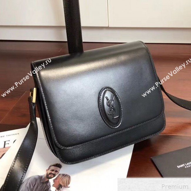 Saint Laurent LE 61 Small Saddle Bag in Smooth Leather 568569 Black 2019 (KTS-9041927)