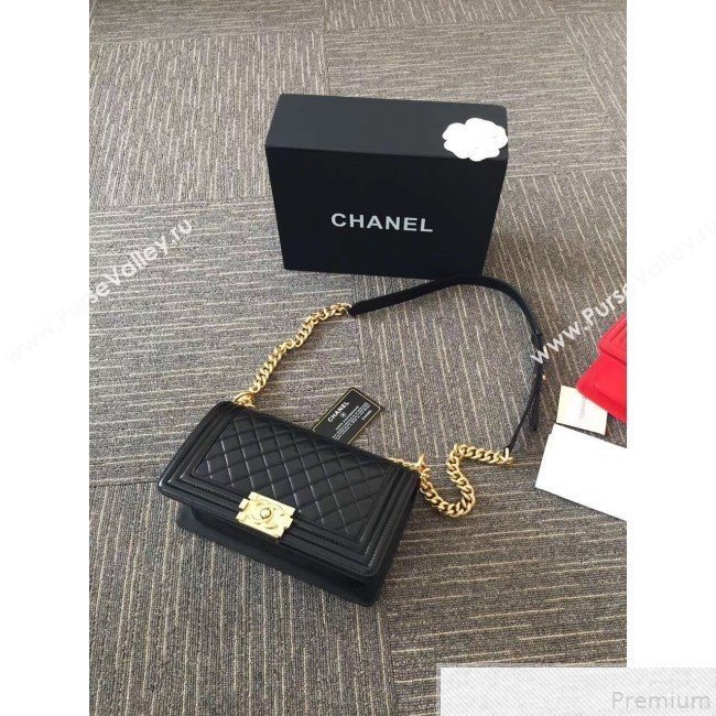 Chanel Quilted Lambskin Medium Boy Flap Bag with Gold Hardware(Top Quality) (SHUNY-9050715)