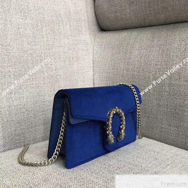 Gucci Dionysus Velvet Super Mini Bag 476432 Blue (SLP-9050610)