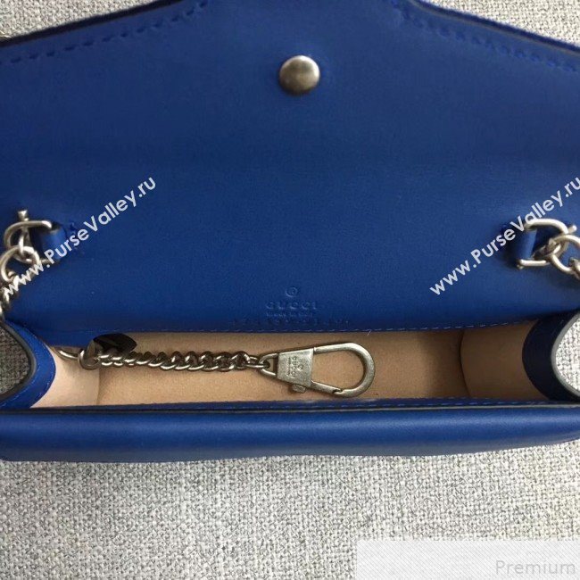 Gucci Dionysus Velvet Super Mini Bag 476432 Blue (SLP-9050610)