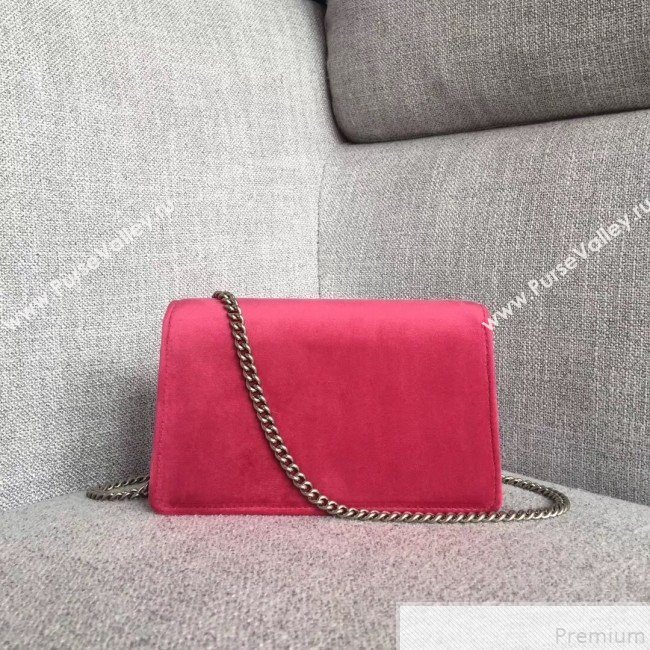 Gucci Dionysus Velvet Super Mini Bag 476432 Pink (SLP-9050609)