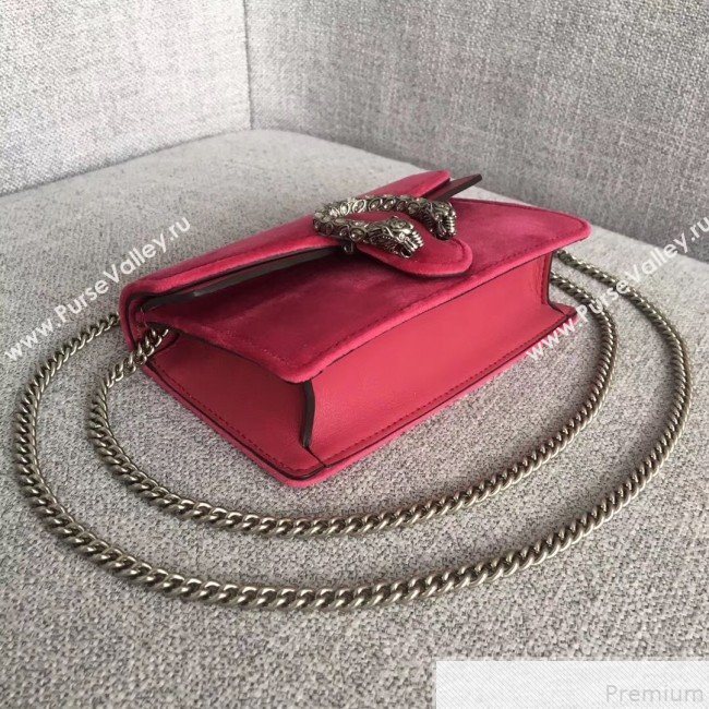 Gucci Dionysus Velvet Super Mini Bag 476432 Pink (SLP-9050609)