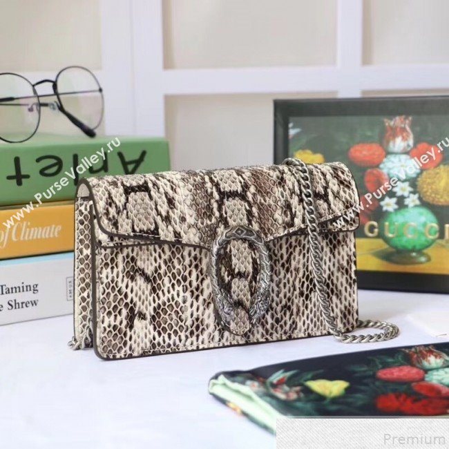 Gucci Dionysus Super Mini Snakeskin Bag 476432 Natural 2019 (XYS-9050612)