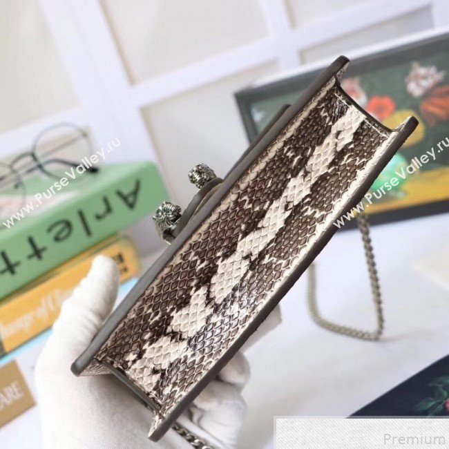 Gucci Dionysus Super Mini Snakeskin Bag 476432 Natural 2019 (XYS-9050612)