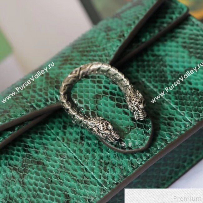 Gucci Dionysus Super Mini Snakeskin Bag 476432 Green 2019 (XYS-9050613)