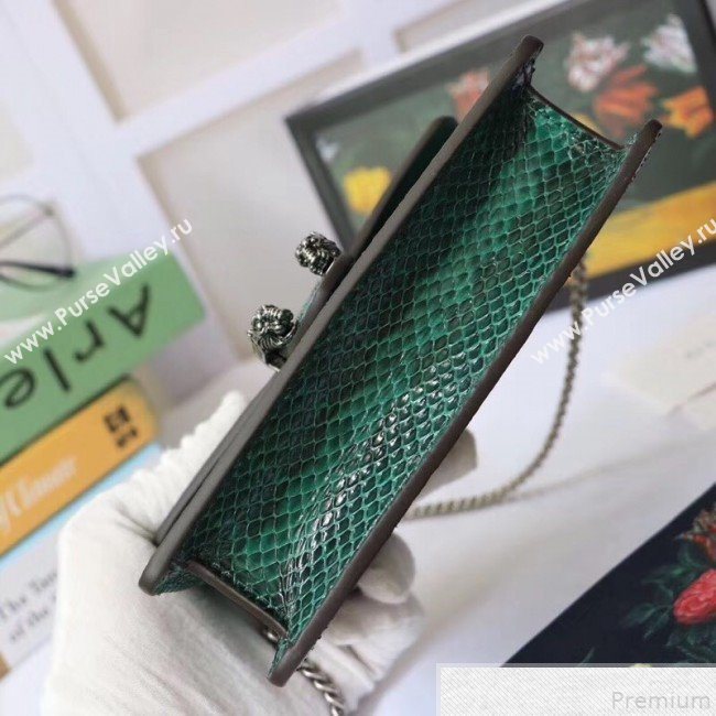 Gucci Dionysus Super Mini Snakeskin Bag 476432 Green 2019 (XYS-9050613)