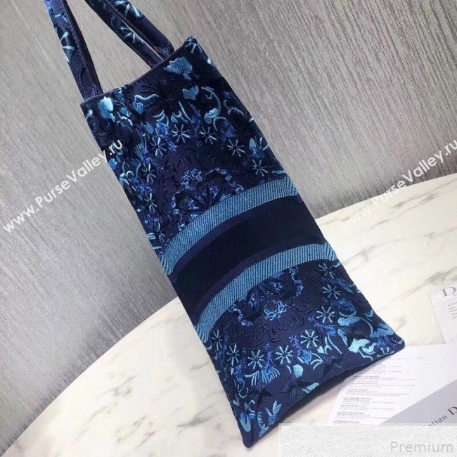 Dior Book Tote Blue KaléiDiorscopic Embroidered Bag 2019 (BFS-9050714)