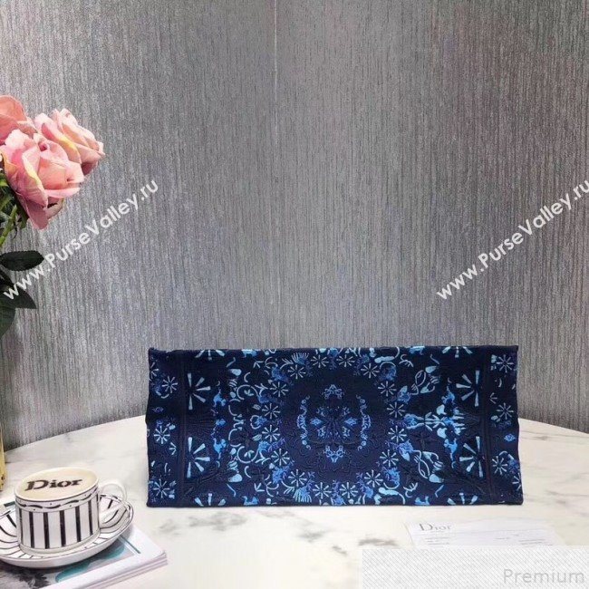 Dior Book Tote Blue KaléiDiorscopic Embroidered Bag 2019 (BFS-9050714)