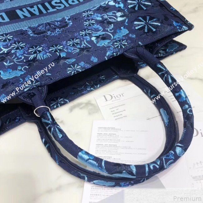 Dior Book Tote Blue KaléiDiorscopic Embroidered Bag 2019 (BFS-9050714)