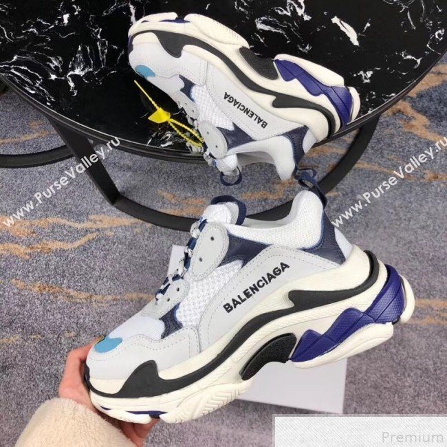 Balenciaga Triple S Sneakers Light Grey/Purple  (GD1054-9050759)