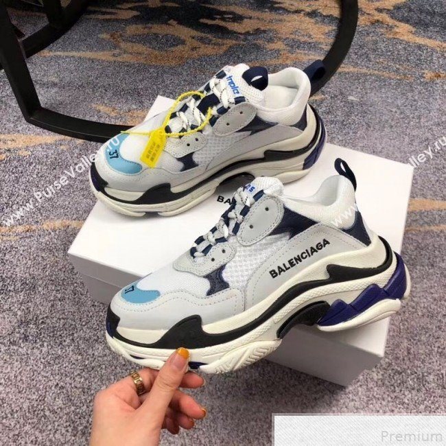 Balenciaga Triple S Sneakers Light Grey/Purple  (GD1054-9050759)