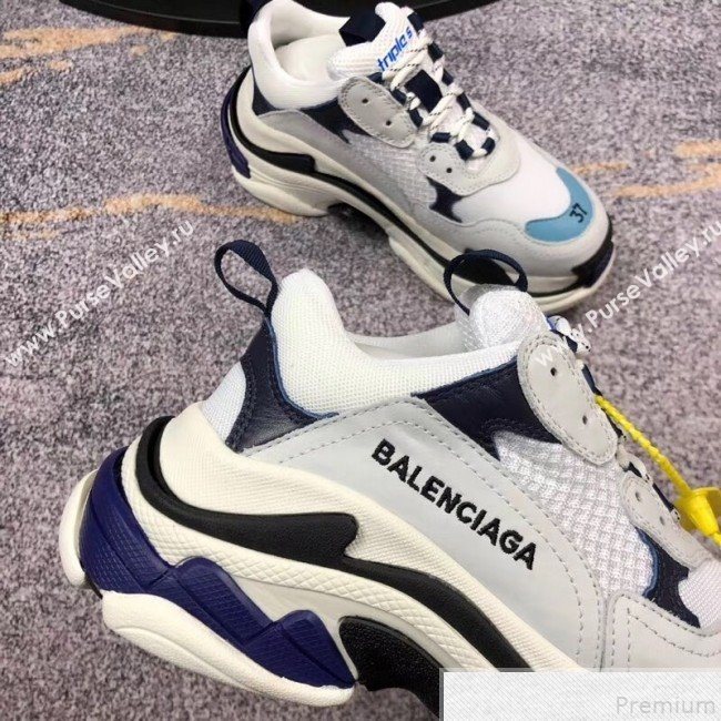 Balenciaga Triple S Sneakers Light Grey/Purple  (GD1054-9050759)