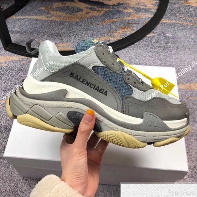 Balenciaga Triple S Sneakers Grey  (GD1054-9050801)