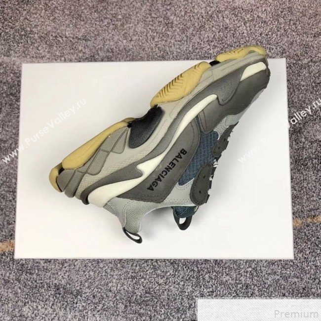 Balenciaga Triple S Sneakers Grey  (GD1054-9050801)
