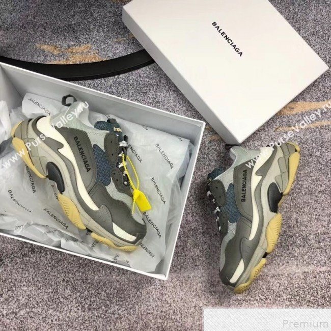 Balenciaga Triple S Sneakers Grey  (GD1054-9050801)