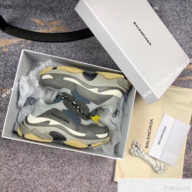 Balenciaga Triple S Sneakers Grey  (GD1054-9050801)