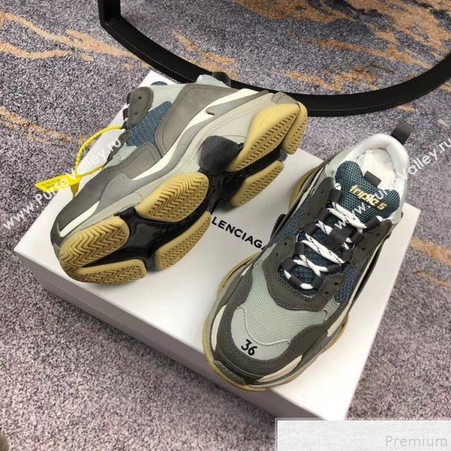 Balenciaga Triple S Sneakers Grey  (GD1054-9050801)