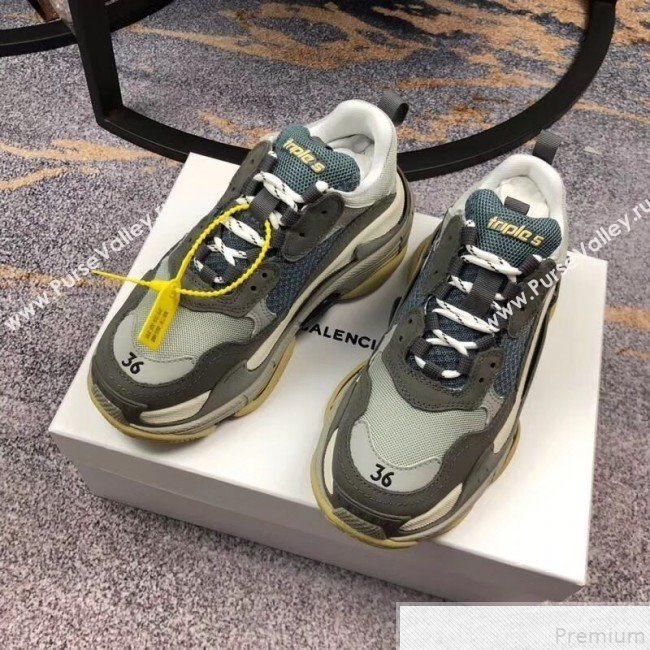 Balenciaga Triple S Sneakers Grey  (GD1054-9050801)