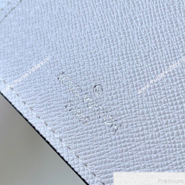 Louis Vuitton Travel Brazza Long Wallet in White Monogram Leather M67823 (FANG-9043033)