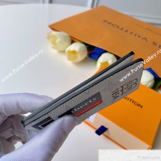 Louis Vuitton Travel Pocket Organizer Short Wallet in White Monogram Leather M67817 (FANG-9043031)