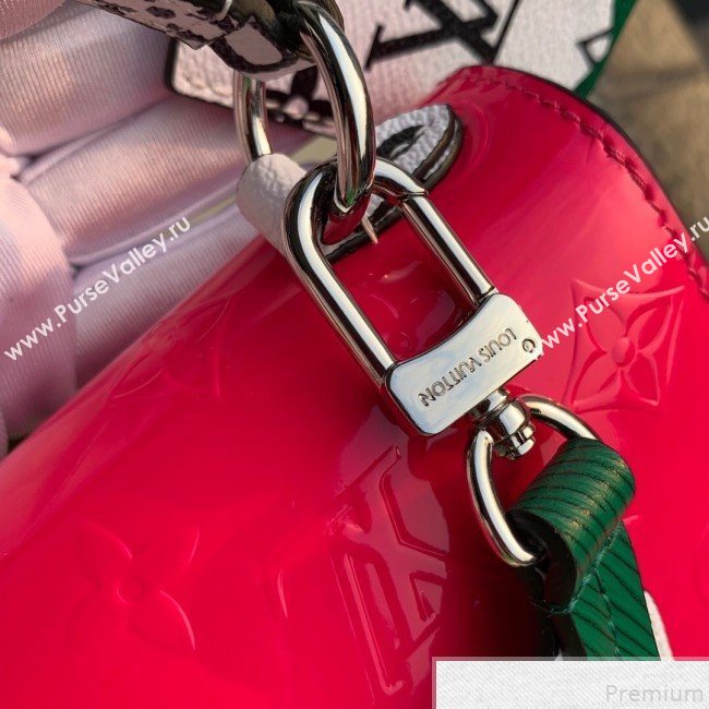 Louis Vuitton Spring Street Top Handle Bag in Red Vernis Leather M90454 2019 (KD-9043041)