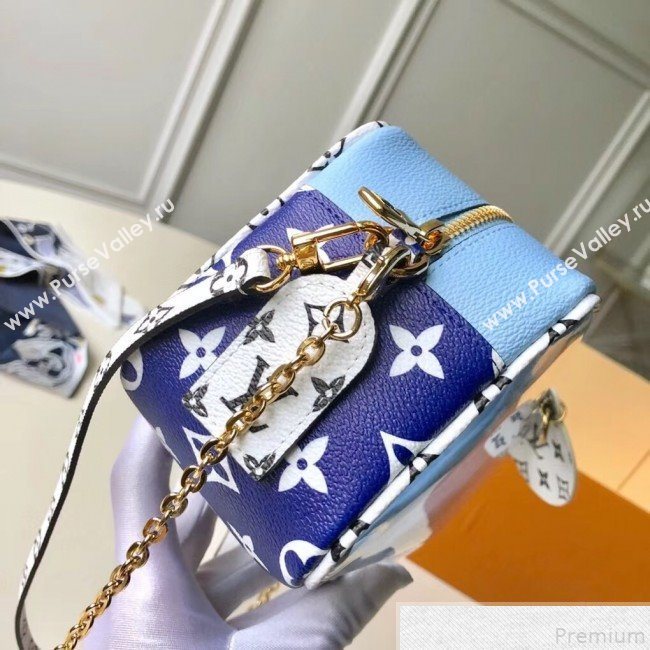 Louis Vuitton Beach Pouch in Monogram Canvas and PVC M67611 Blue 2019 (KD-9043042)