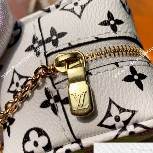 Louis Vuitton Giant Monogram Cube Coin Purse M67669 Yellow/Purple (KD-9043044)