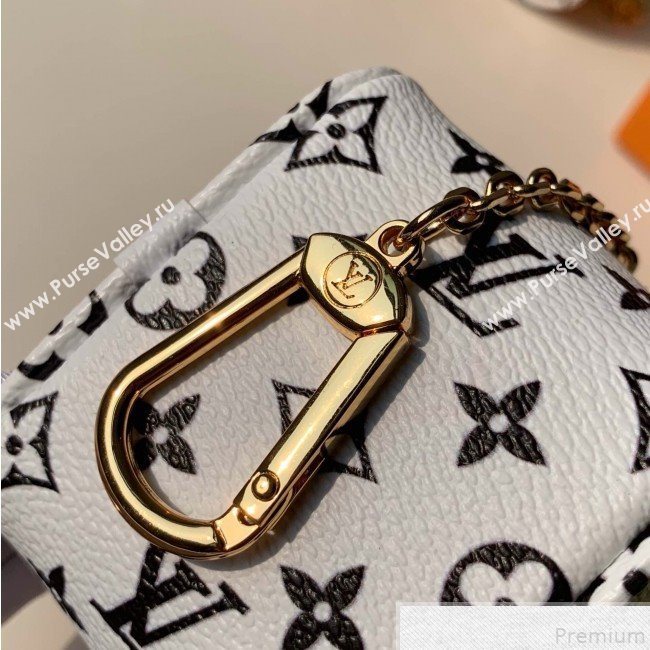 Louis Vuitton Giant Monogram Cube Coin Purse M67669 Yellow/Purple (KD-9043044)