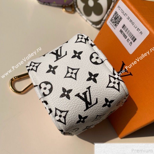 Louis Vuitton Giant Monogram Cube Coin Purse M67669 Pink/Red (KD-9043045)