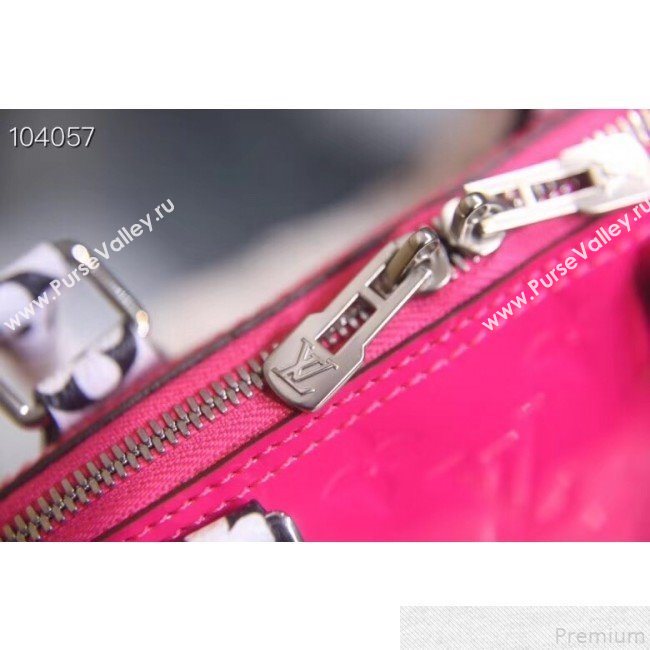 Louis Vuitton Alma BB in Monogram Vernis Leather M90447 Pink 2019 (LVSJ-9043047)