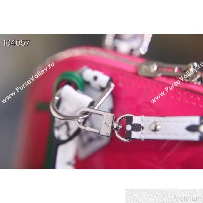 Louis Vuitton Alma BB in Monogram Vernis Leather M90447 Pink 2019 (LVSJ-9043047)