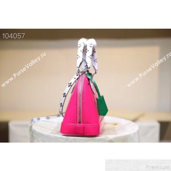Louis Vuitton Alma BB in Monogram Vernis Leather M90447 Pink 2019 (LVSJ-9043047)