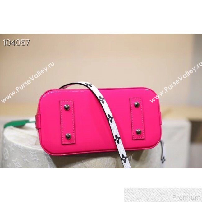 Louis Vuitton Alma BB in Monogram Vernis Leather M90447 Pink 2019 (LVSJ-9043047)