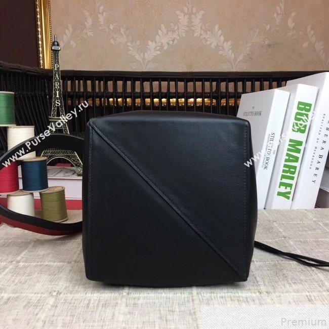 Hermes Licol Hermes 17 Bucket Bag Black 2019(Half Handmade)  (AMIN-9050704)