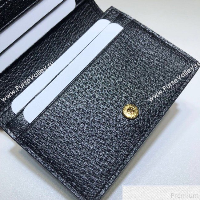 Gucci Ophidia Card Case Wallet 523155 Black (DLH50717)