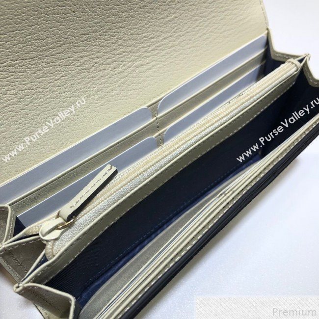 Gucci Ophidia Flap Continental Wallet 523153 White  (DLH50722)