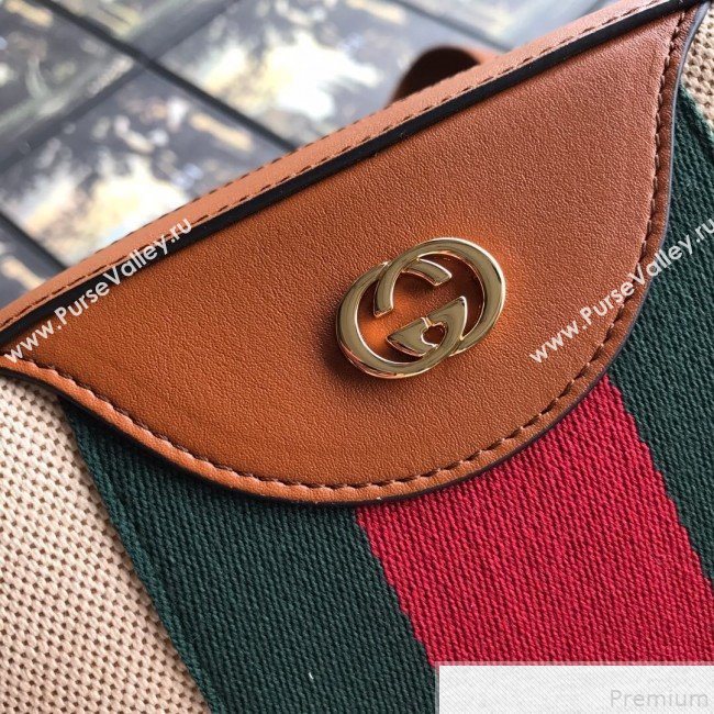 Gucci Beige Vintage Canvas Camera Shoulder Bag 575073 2019 (DLH-9050726)