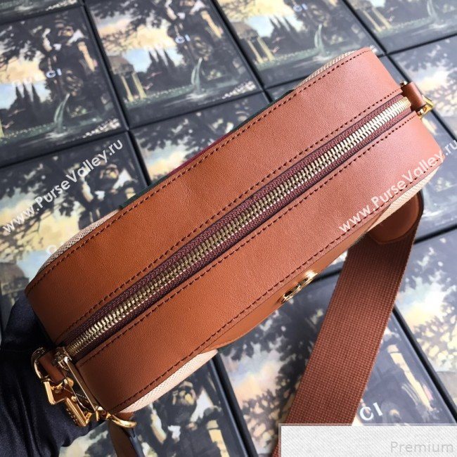 Gucci Beige Vintage Canvas Camera Shoulder Bag 575073 2019 (DLH-9050726)