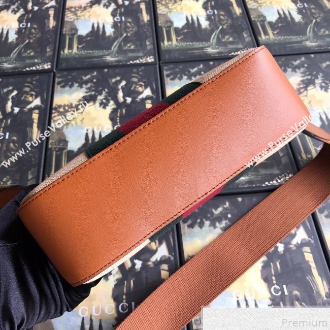 Gucci Beige Vintage Canvas Camera Shoulder Bag 575073 2019 (DLH-9050726)