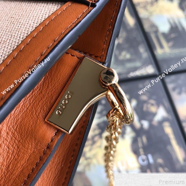 Gucci Beige Vintage Canvas Ophidia Small Shoulder Bag 503877 2019 (DLH-9050728)