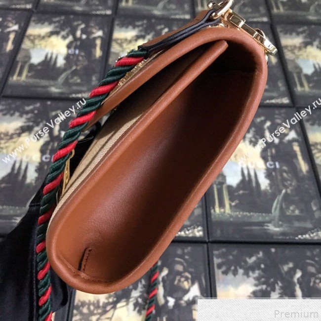 Gucci Beige Vintage Canvas Rajah Small Shoulder Bag 570145 2019 (DLH-9050729)