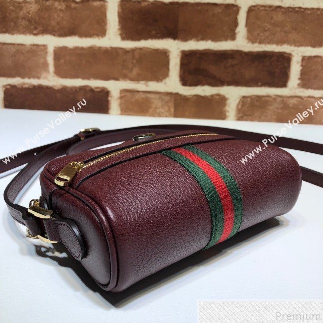 Gucci Ophidia Mini Shoulder Bag 517350 Burgundy 2019 (MINGH-9050732)