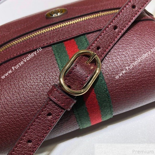 Gucci Ophidia Mini Shoulder Bag 517350 Burgundy 2019 (MINGH-9050732)