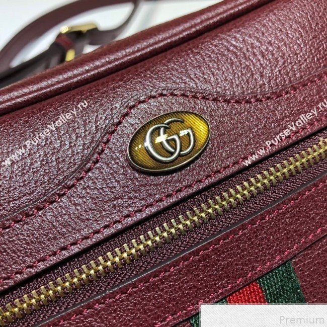 Gucci Ophidia Mini Shoulder Bag 517350 Burgundy 2019 (MINGH-9050732)